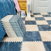 퍼즐매트 조립매트 베란다 거실 놀이방 유아 안전매트 층간소음감소 조립식카페트, 라이트그린