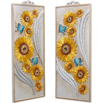 케이엠데코 나비해바라기(대) 액자