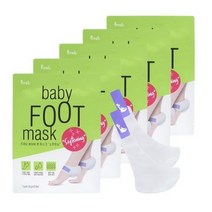 프레티 베이비 풋 소프트닝 마스크, 80개, 2개입