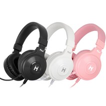 [사은품증정] 모이지 MZ-H10 초경량 어학용 게이밍 헤드셋, 화이트