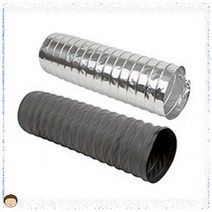 후렉시블 호스 덕트 자바라 닥트 스파이럴 주름관 SUS반도 타포린 알루미늄 10M, 타포린(10M)_250파이