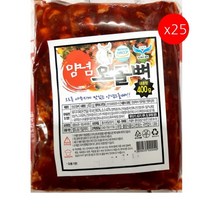 [더착한푸드]양념오돌뼈(400g) 25개 식자재마트 대용량 업소용 술안주 간편식 돼지오돌뼈 hmr 고기안주 양념오돌뼈맛집 양념오돌뼈잘하는집
