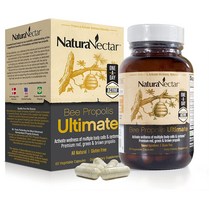 NaturaNectar 뉴트라넥타 네츄럴 꿀벌 프로폴리스 레드 그린 브라운 프로폴리스 함유 60캡슐