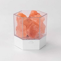 소금램프 불멍 무드등 핑트 솔트 램프 천연 아로마, 충전식모델+아로마테라피액상4종+모기퇴치스프레이