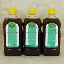 청운당농산 지리산 새순 솔잎 진액 3병 발효 엑기스 차 효소no, 3개, 900ml, 3개
