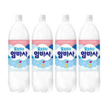밀크소다 암바사 페트 음료, 1.5L, 12개
