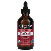 Cliganic 100% 순수 & 천연 제품 호호바오일 120ml(4fl oz), 16액상온스(473ml), 호호바