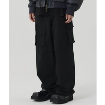 [빠른출고]/메종미네드 [무료반품] UTILITY PATCH CARGO PANTS BLACK