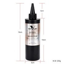 Venalisa 브랜드 225g 품질의 네일 아트 UV/LED 닦아 내기 없음 끈적 끈적한 레이어가없는 탑 코트베이스 코트 Tempered TopCoat, Base 225g_1