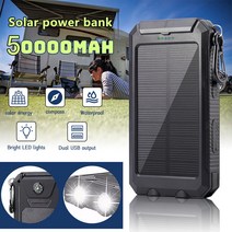 Unbranded 무선 힘 은행 백업 빠른 휴대용 충전기 외부 배터리 10000mAh, Solar Power Bank