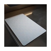 Motriq 규조토 목욕 매트 SGS 안전 취득 수분을 흡수 천연 소재로 욕실을 청결하게 유지 규조토의 속건성으로 언제든지 편안 방취 미끄럼 방지, 60X40X0.4CM, 대리석 무늬-파랑