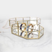 블랑블랙 골드 프레임 화장품 정리함 미러 트레이 스몰