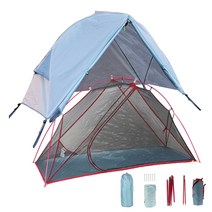 장박텐트 면 이너 동계 돔쉘터1인용 캠핑 텐트 야외 배낭 여행 편리한 모기 방지 경량 방수, 한개옵션0