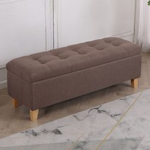 베드벤치 침대스툴 배드벤치 거실벤치 보조테이블 침대 스툴 현관벤치 수납벤치, 가로 140 세로 50 높이 42, 카멜란지