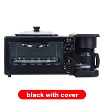 가정용 제빵 발효기 새로운 3 In 1 아침 식사 기계 빵 제조기 토스터 전기 미니 오, 01 Black_01 CN