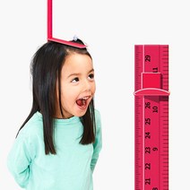 모두스마일 키재기 아기 어린이키 키재기자, 핑크210cm