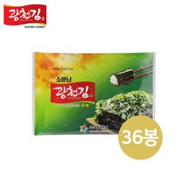 광천김 파래전장김 소 (25gx3봉)x12개입, 단품, 단품