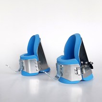 거꾸리운동기구 물구나무서기 전동 꺼꾸리 전신스트레칭기구 가정용 거꾸로 인공물 거꾸로 매달려 기계 발 보조 가정용, 파란색 거꾸로 된 신발