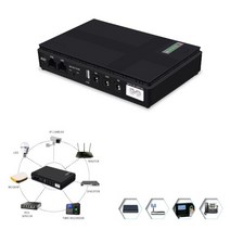 A0KB 무정전 전원 5V 9V 12V 미니 UPS 배터리 백업 대용량 CCTV 카메라 모뎀 라우터 장비, 06 EU Plug-10400mAh