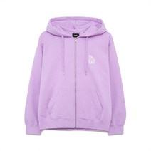베이직 미디움로고 후드 집업 LA L.Lavender