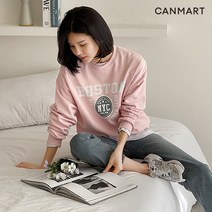[캔마트]메이보스턴맨투맨 C013040/캐주얼/시보리/프린팅/라운드