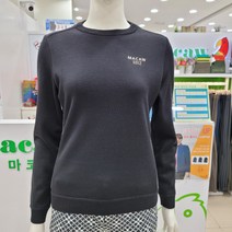 마코 모다남양주 여성 구술TAPE 포인트 밍크본딩 라운드 풀오버니트 MMW4SW6717