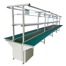 컨베이어벨트 대화콘베어 작업대 롤러컨베이어 컨베어 컨베이어 상업용, 1개, 알루미늄 프로파일 조립 라인/미터