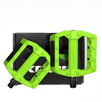 KORE 초경량 베어링 산악 자전거 페달 MTB BMX 도로 접이식 미끄럼 방지 나일론 사이클링 액세서리, 03 green