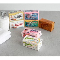 수입 100% 식물성 비누 7종 (400g) 얼룩제거 세탁 주방 메이크업도구 세척 아기옷 유아의류 설거지 비누 la corona, 블랑카