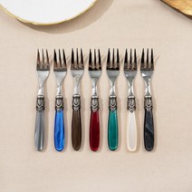 디앤디 로마 케익포크 6종 택1 양식기세트/브런치세트, 색상:보르도펄 L147