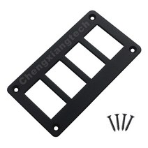 턴라이트스위치 자동스위치 전기용품 12v 오렌지 led 라이트 바 로커 -레이저 eatched- 차 보트 캐러밴 해양 carling arb 유형 방수 ip68, 4 갱 패널