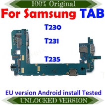 휴대폰 자가수리 메인보드 갤럭시 아이폰 100 삼성 탭 4 T230 T231 T235 마더보드용 메인 보드 로직 풀 워킹 언락 마더보드, 3.T235