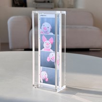 디자인벤트 양면 인생네컷액자 하루필름 포토그레이 액자 네컷사진 걸이 2x6