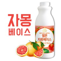 쉘몬 자몽 에이드 농축액 1kg, 1개, 1L