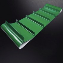 전동 자바라 컨베이어 벨트 리프트 콘베이어 콘베어 맞춤형 녹색 PVC (배플 플레이트, 없음