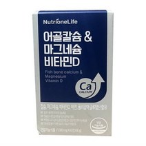 [뉴트리원]정우성 어골칼슘 & 마그네슘비타민D 6박스/6개월분, 1. 60정(1개월분), 5박스