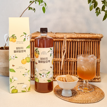 밤바치 돌배 발효액 1L 돌배효소 액기스 돌배청 돌배즙, 기본 2병