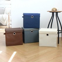 큐브공간박스+뚜껑, 네이비