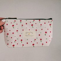 베이지 화장품파우치 여행용 휴대용 여성 파우치 다용도파우치 실용적인파우치 보관가방 귀여운파우치 캔버
