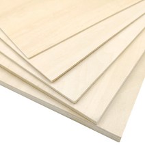 PLYWOOD 항공합판 목재재단 건축 모델 항공기 선박 라미네이트 얇은 보드 자작나무, 22x22x0.3cm 10매