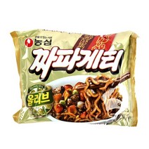 출출할때 농심 짜파게티140g 봉지라면 사무실 회사 직장 학생 간식 식사대용 시원한국물, 단품