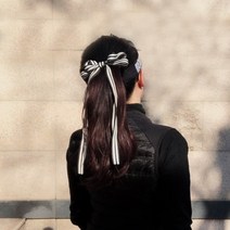 헬로버디 골프리본 롱롱 블루 레드 리본핀, 롱롱블랙