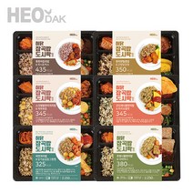 허닭 잡곡밥 도시락 250g 6종 12팩 1주 2주 식단관리 냉동, 잡곡곤드레 오믈렛 12팩