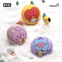 로이체 BT21 마이리틀버디 충전식 양면발열 휴대용 손난로 보조배터리, 망