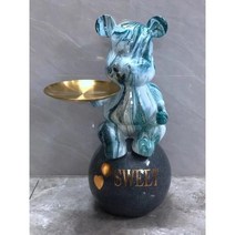 베어브릭 저금통 거실 현관 키 트레이 소품 장식품, 60cm 초록