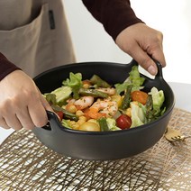 cocooning 북유럽 디저트 파스타 그릇 도자기 샐러드볼, 대(9*24)