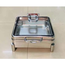 식당용 중탕기 업소용 주방가전 국보온기 푸드 워머, 일반 사각형 대형 유리