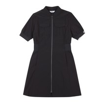 볼빅골프웨어 여성 골프 허리밴드 우븐원피스 VLOPN301 BK