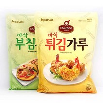 ☞고객대만족↗¶ 요리 청정원 전 튀김 부침가루 1kg (†♭xHZ), 1개, Wealth™ 바삭부침가루1kg_We™