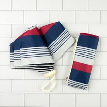 솔리베이 초경량 4단 멀티 스트라이프 UV차단 암막 양산 우산